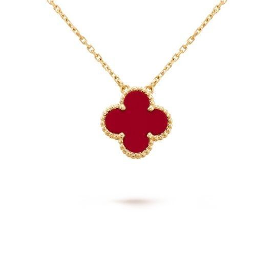 CLOVER | RED NECKLACE