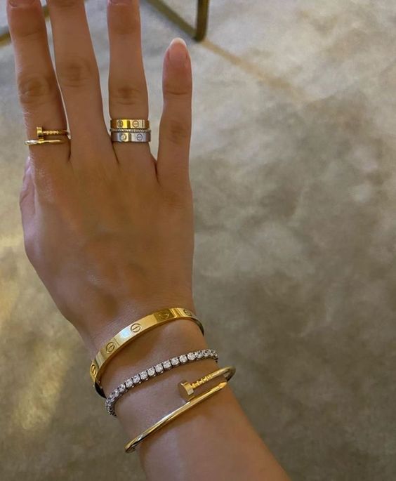 RING GOLD ETERNITY LINK