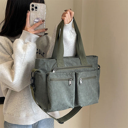 AGNES – Corduroy Handbag