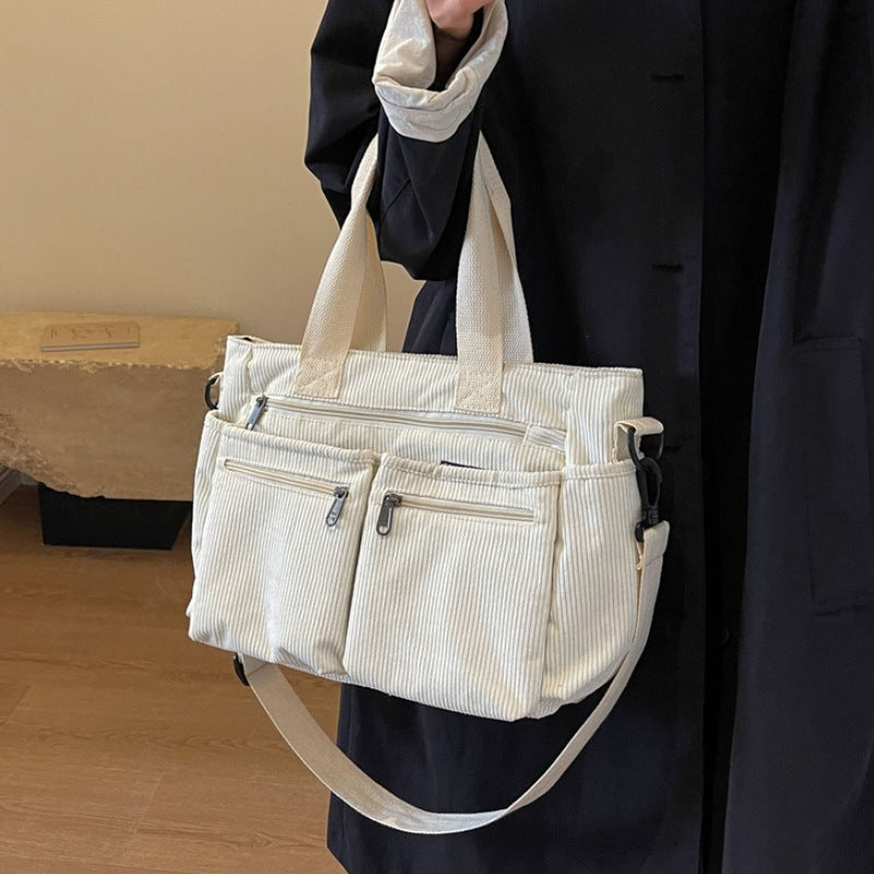 AGNES – Corduroy Handbag